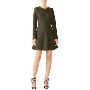 Hutch Black and Gold Metallic Dress Size 4